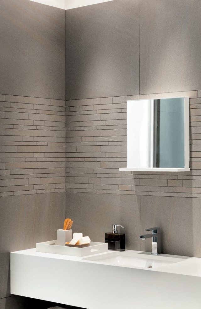 أفكار تصميم حمامات Esprit بلاط جدران مغسلة حديث