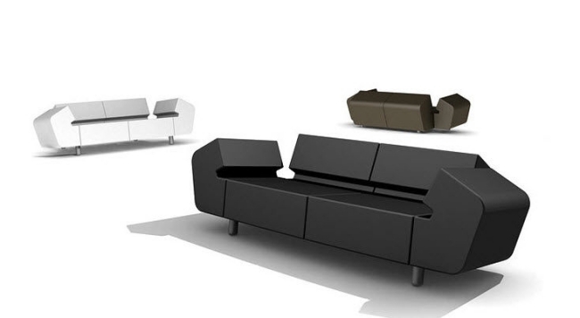 أريكة مصممة تصور بوكسر فريدريك فان هيرفيلد