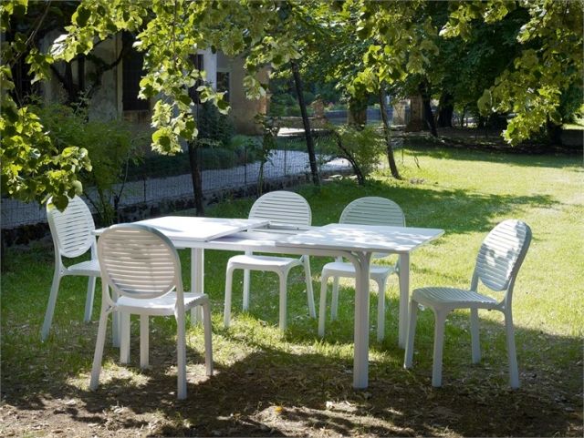 طاولة حديقة خشبية LAURO Nardi قابلة للتمديد