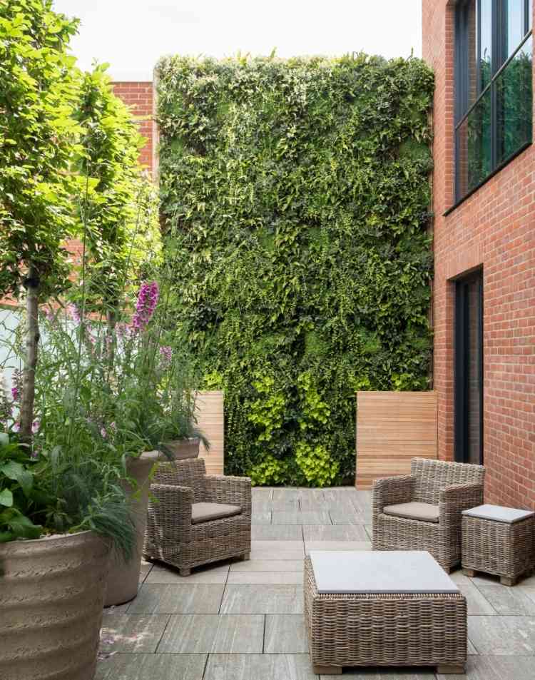 small-backyard-paradise-hedge-privacy-screen-greening-modern-brick