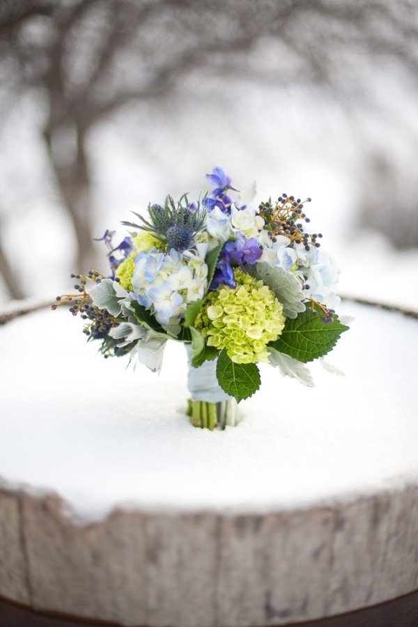 الشتاء-باقة-أفكار-العروس-زهور الزفاف