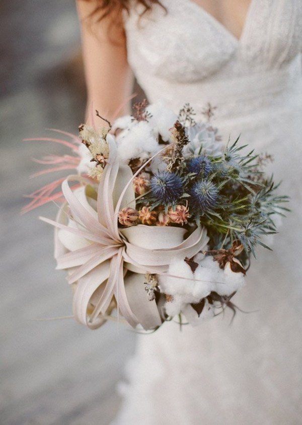 زهور الزفاف-باقة-العروس-فكرة-شتاء