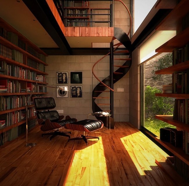الدرج أفكار قوالب الدورية للمكتبة في المنزل