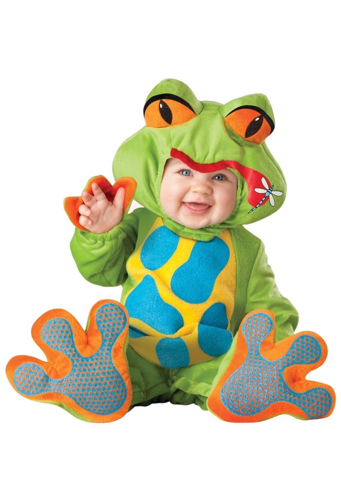 أزياء الكرنفال أفكار للأطفال الرضع والأطفال الصغار ضفدع أخضر لطيف