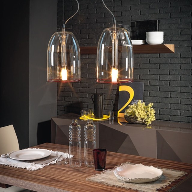 مصابيح المصمم ، تأثيرات الإضاءة ، مصدر الإضاءة LED ، أفكار غرفة الطعام