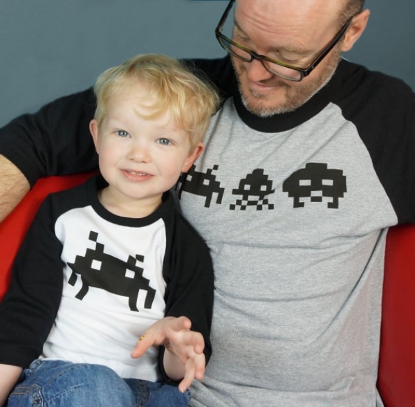 قمصان متطابقة لأفكار للأب والابن للألعاب معًا