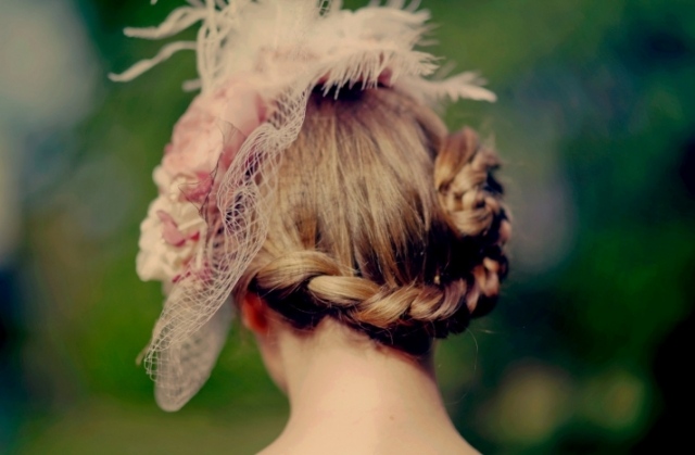 تصفيفة الشعر الزفاف فكرة مضفر السيدات