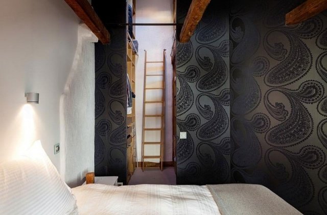 تصميم جدار غرفة نوم نمط ورق الحائط اقتراحات خلفية غير المنسوجة
