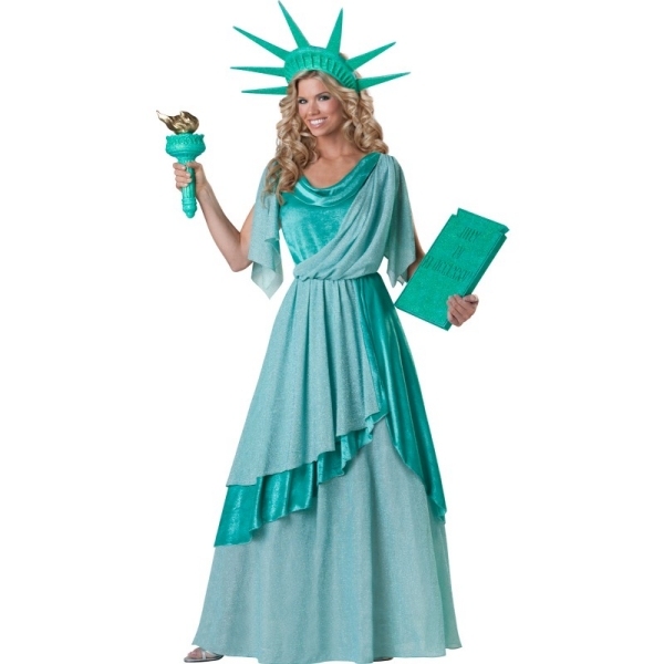 تمثال الحرية أفكار أزياء السيدات كرنفال ماردي غرا والهالوين