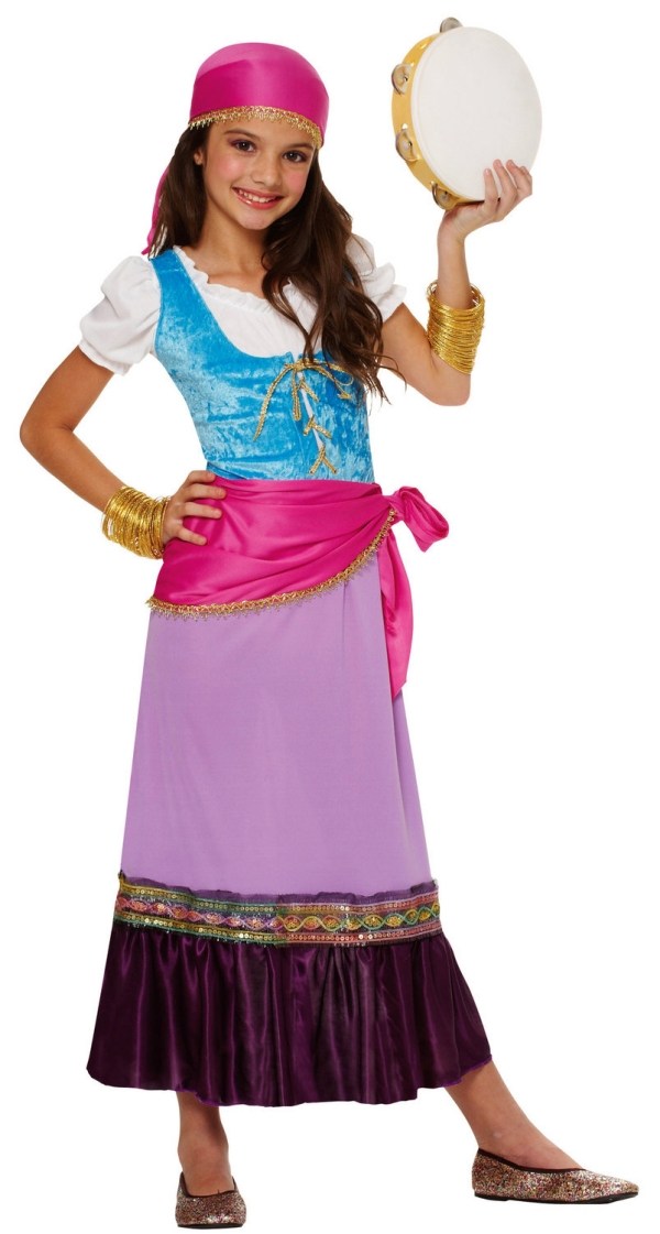 أفكار اكسسوارات أزياء فتاة - Gypsy Gypsy Child Party-Carnival