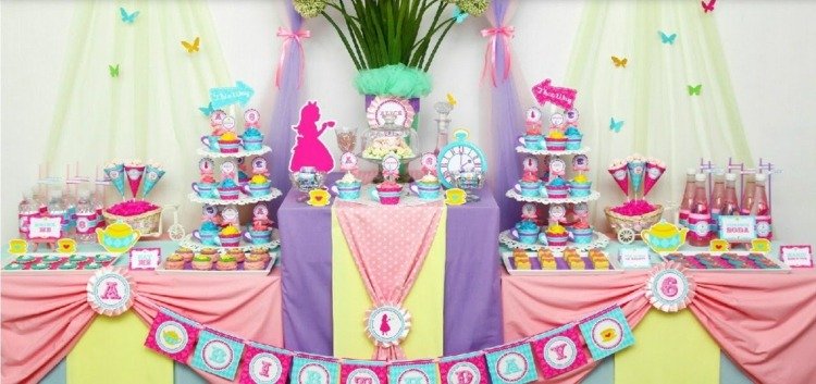 alice-wonderland-theme-party-dessert-table-design-idea-pink-purple-yellow-candy
