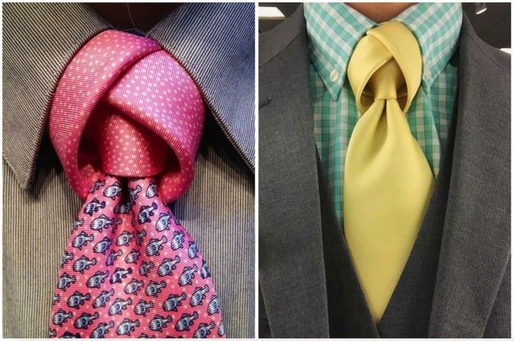تعليمات ربط ربطة عنق - توليب - أحادي اللون - متعدد الألوان - متغيرات - ربطة عنق - زلة