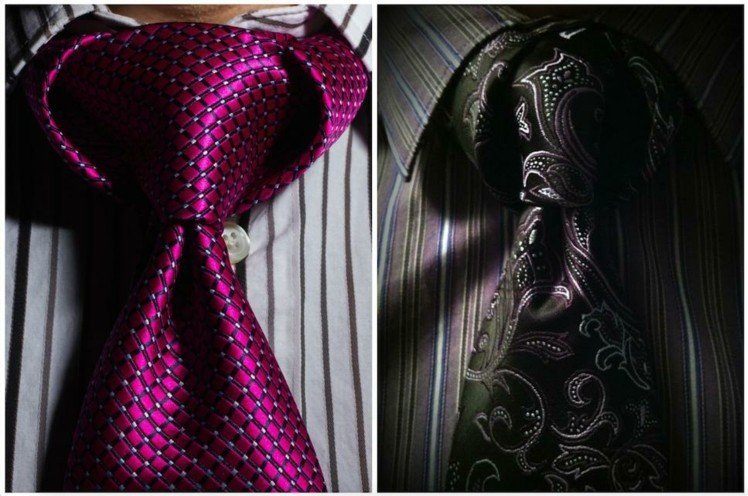 ربطة عنق - أنواع - لينوود - برج الثور - أمثلة - تركيبات - ألوان - ربطة عنق - حرير