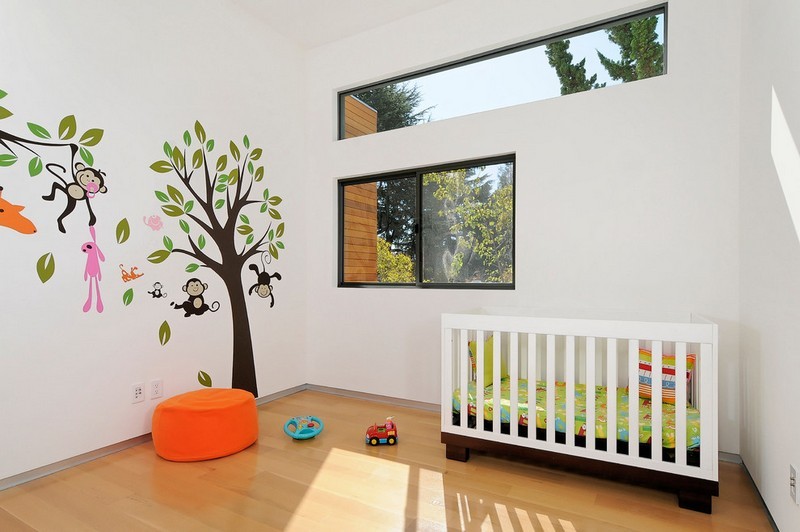 ملصق حائط لغرفة الطفل - أفكار - فتاة - شجرة