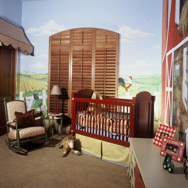 أفكار تزيين غرفة الطفل تصميم رعاة البقر