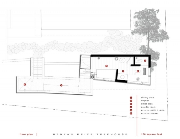 مخطط الطابق Treehouse-Rockefeller Partner