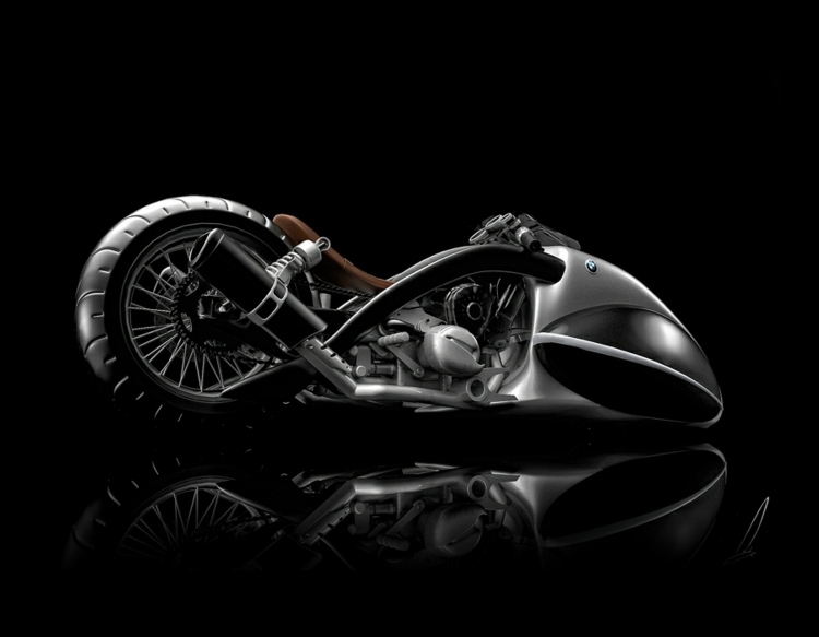 أبولو تصميم محرك دراجة نارية بي ام دبليو العادم