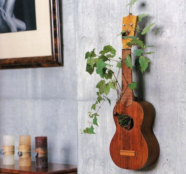 زخرفة الجدار شجرة بونساي الغيتار