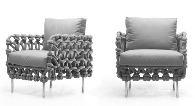 مجموعة أثاث ملهى cobonpue تصميم كرسي بذراعين متماسك