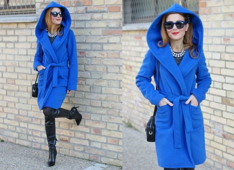 السيدات-معطف-الاتجاه-التفاف-معطف-أزرق-هود