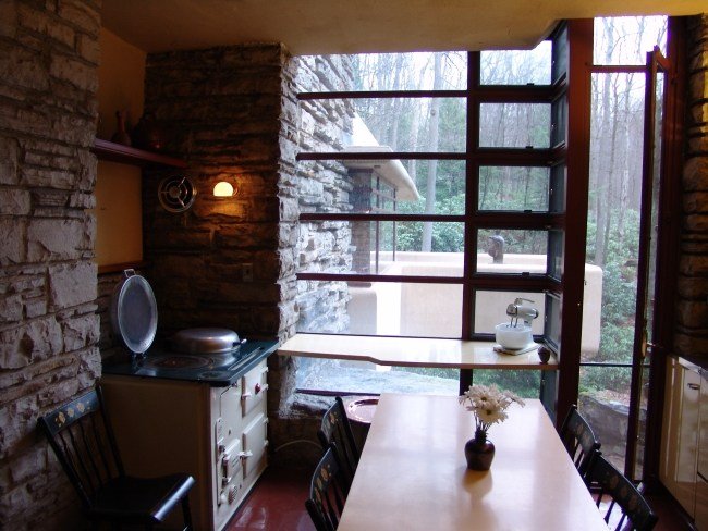 مطبخ صغير منزل المهندس المعماري من قبل فرانك لويد رايت