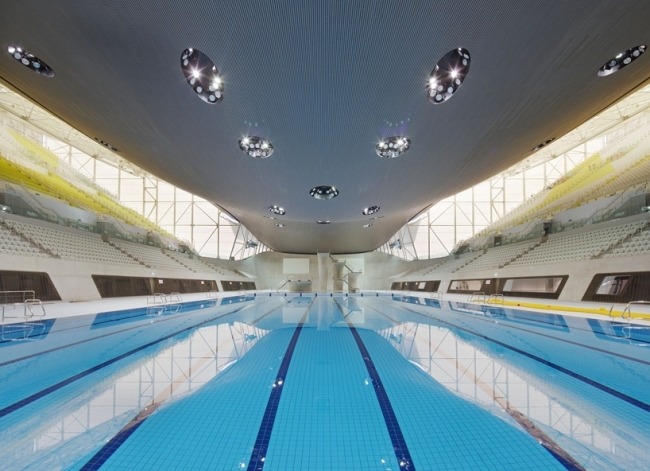 مركز السباحة زها حديد دورة الألعاب الأولمبية لندن 2012