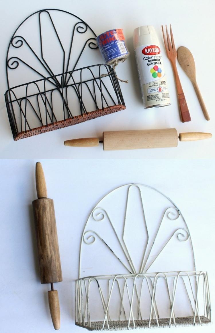 افكار-ديكور-مطبخ-افعلها بنفسك-حاملات-ادوات-ستاند-شوبك-مواد خشبية