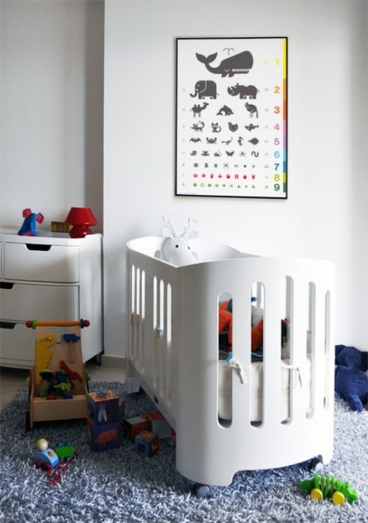 أفكار ديكور لغرف الأطفال مع صورة أنماط الحيوانات