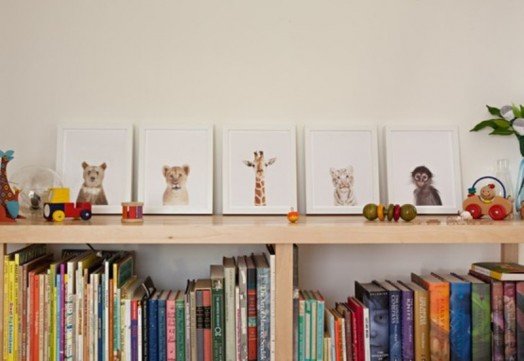 أفكار ديكور غرفة الأطفال مع صور أنماط الحيوانات