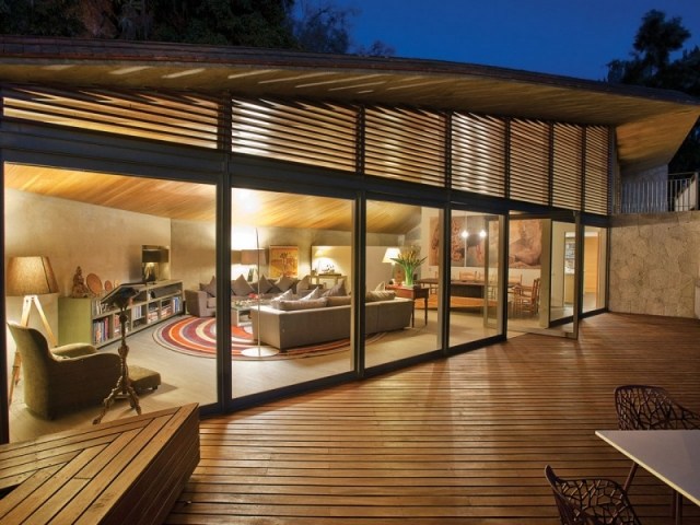 أرضية الشرفة مصنوعة من أفكار تصميم الشرفة الخشبية ذات الألواح الخشبية