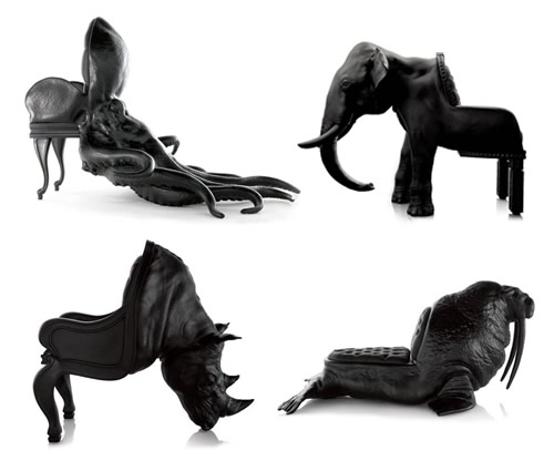 الحيوانات-جمع-الجلود-الكراسي من ماكسيمو-رييرا