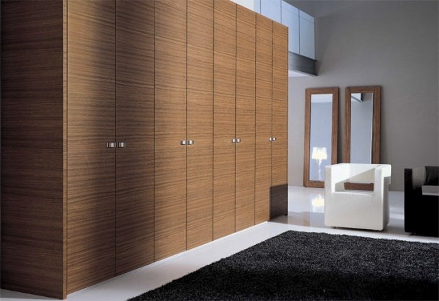 أثاث القاعة تخزين الأبواب الخشبية الدوارة تصميم أنيق Pescarollo-Industria-Mobili