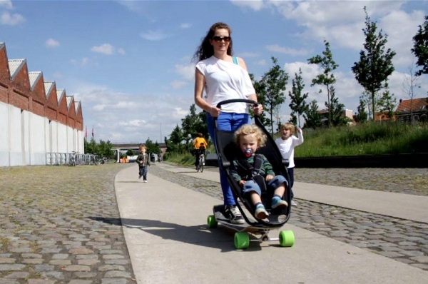 سيارة أطفال Longboard تركيبة عجلات حديثة