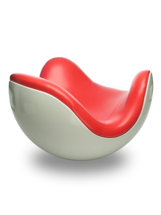 كرسي استرخاء مصمم من placentero موديل أحمر
