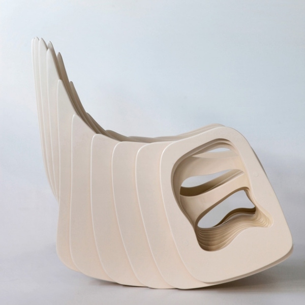 تصميم جديد كرسي متأرجح خشب برازيلي مشروع عصري إدواردو باروني