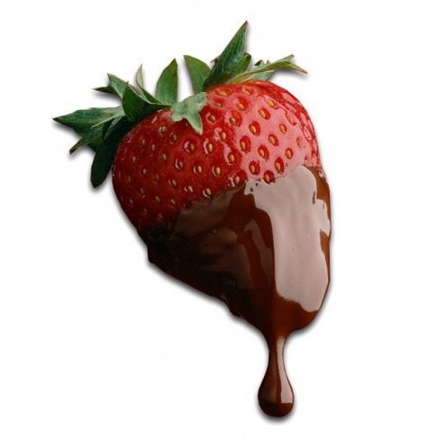 اصنع نفسك-فراولة-مع-شوكولاتة-آيس كريم-قالب