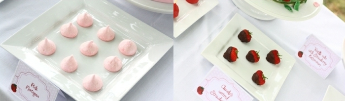 الكوكيز الفراولة الشوكولاته الزفاف الوردي لوحة