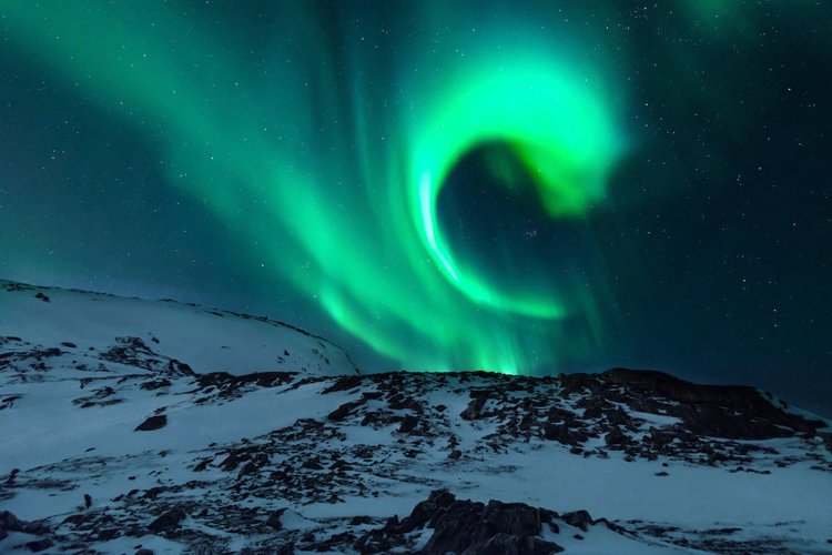وجهات 2018 الشفق القطبي الشمالي أيسلندا