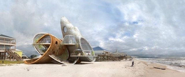 معرض العمارة المستقبلية غونزاليس العالم اليوتوبيا جزيرة دافين