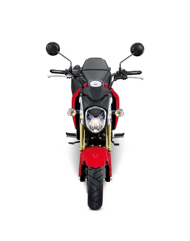 honda-msx125-red view front view