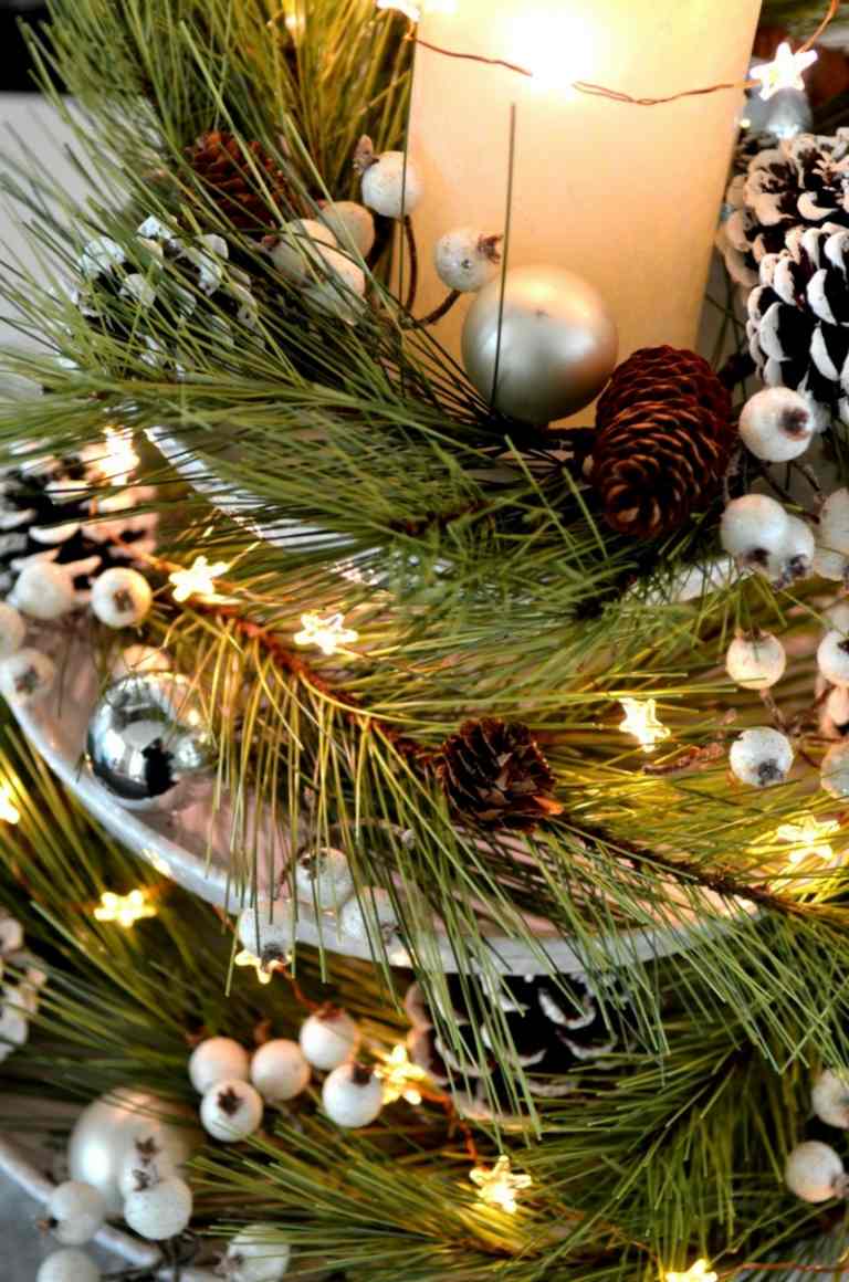 ديي الإضاءة عيد الميلاد الحلوى الوقوف تزيين التنوب الأخضر نجمة أضواء الجنية