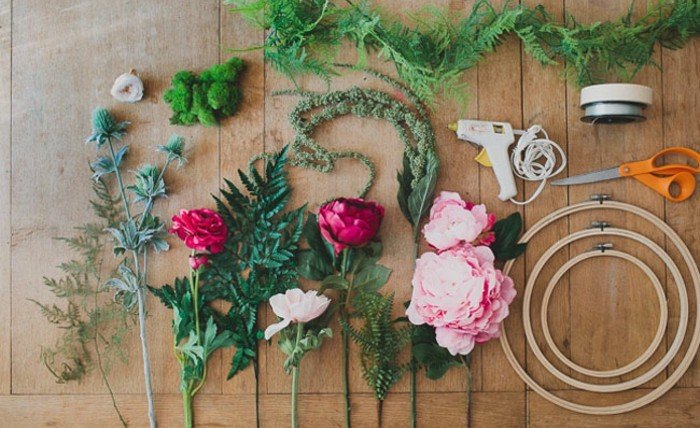 مواد إكليل الزهور DIY مقص الأسلاك