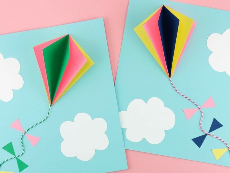 Tinker 3D kites للصور أو بطاقات المعايدة من الورق