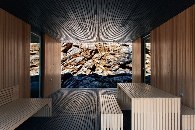 منزل خشبي التصميم الداخلي الخشب مقاعد البدلاء