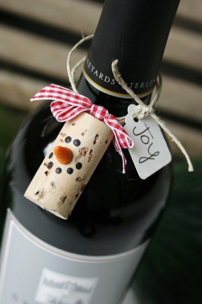 أفكار-عيد الميلاد-تاجيل-ديكو-كورك-مجوهرات-ثلج-زجاجة النبيذ
