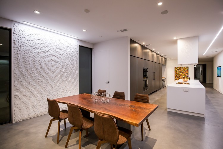 تصميم فريد للمنزل - غرفة طعام - أثاث - خشبي - إبداعي - تصميم جداري