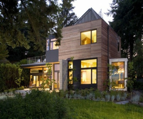 العمارة الصديقة للبيئة - منزل في الغابة