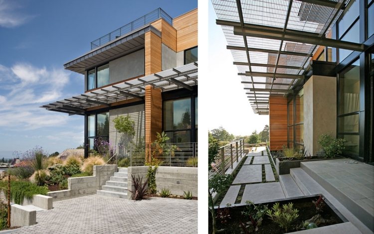 كفاءة الطاقة-المباني الجديدة-الخشب-الحجر-الزجاج