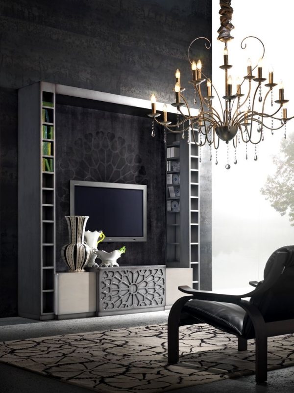 تصميم أثاث Pregno غرفة المعيشة - الثريا - سرير أريكة التلفزيون