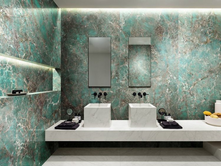 حصرية البلاط سلسلة Étoile de Rex أنواع الرخام الزخرفية الحمام الحديثة الكسوة الجدار